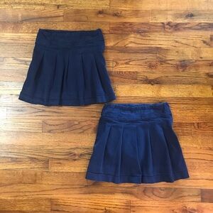 Girls Place Navy Blue School Uniform Pleated Skorts Skirts Shorts Bundle of 2
Bu